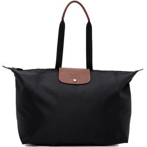 D'HEYGERE x Longchamp Edition Black Travel Tote